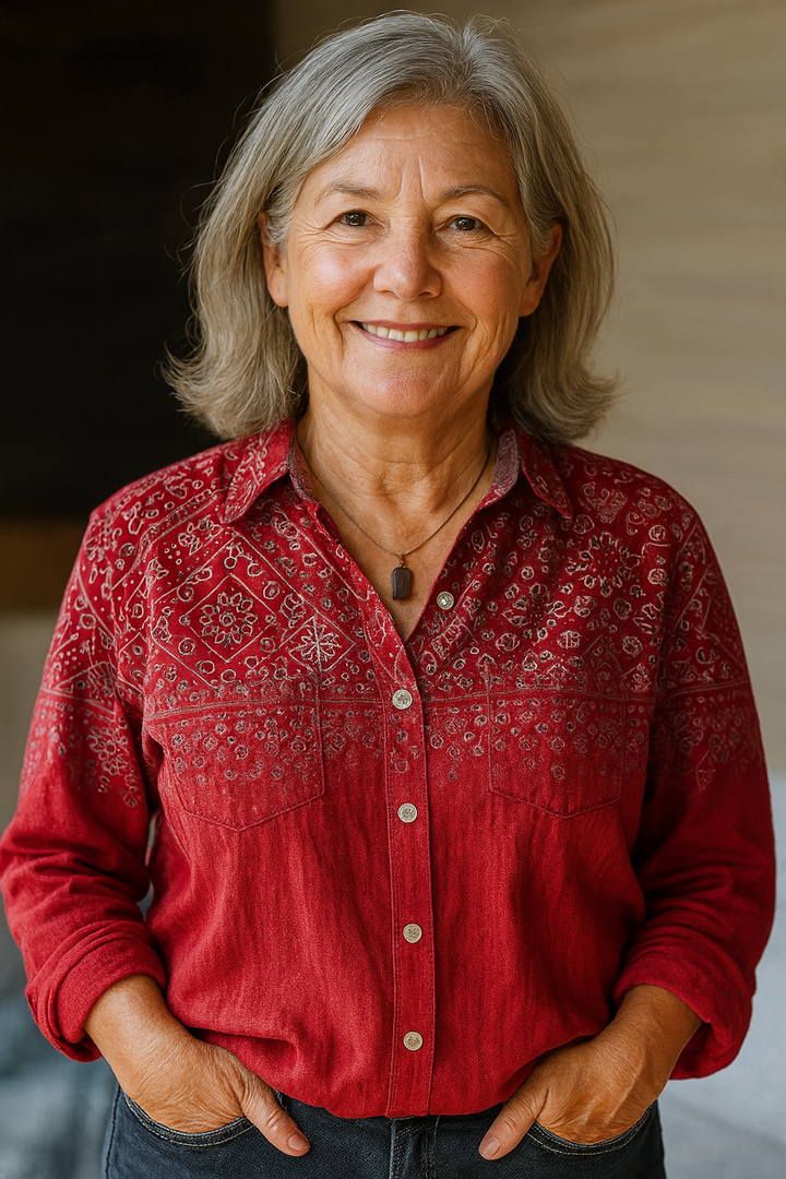 Rivka | Vintage Printed Blouse