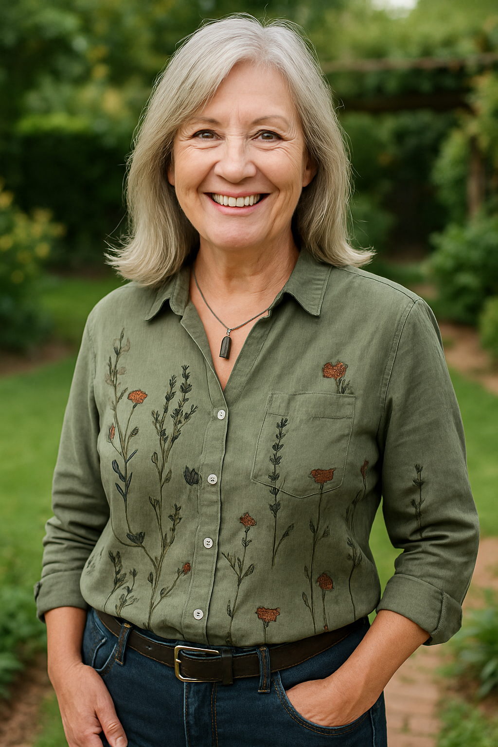 Rivka | Vintage Printed Blouse