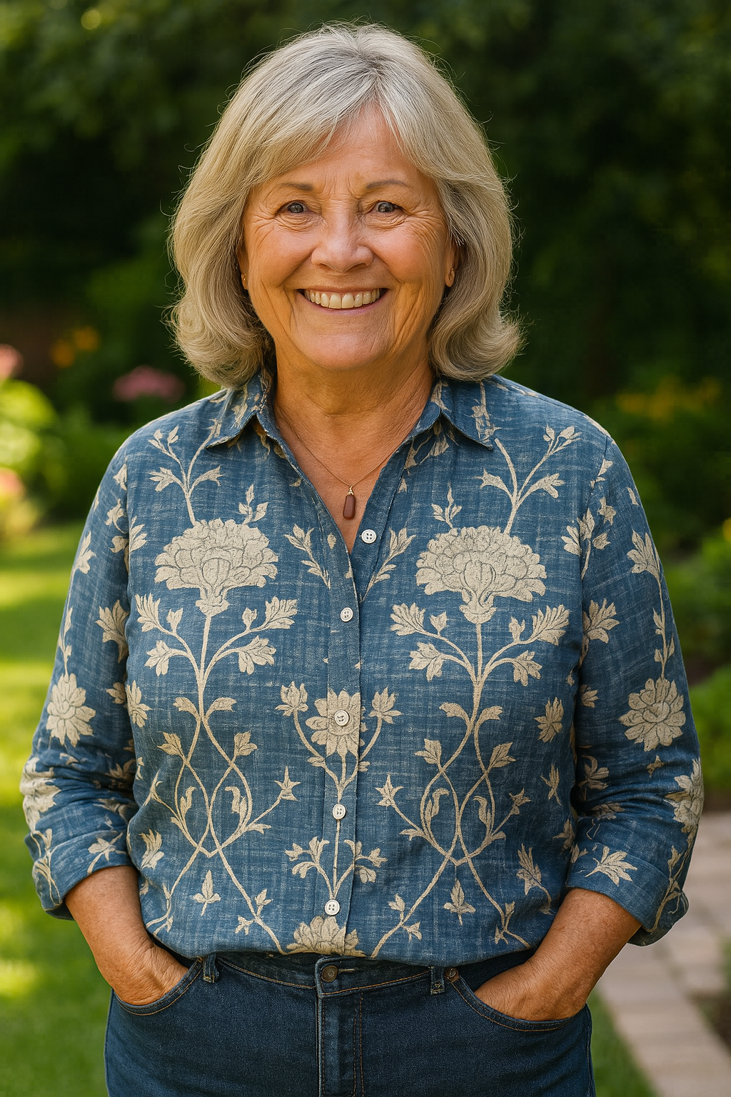 Rivka | Vintage Printed Blouse