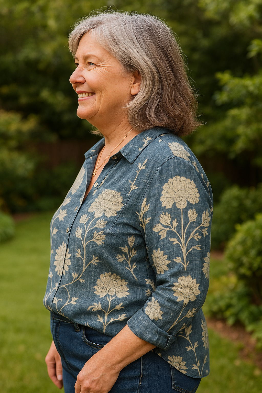 Rivka | Vintage Printed Blouse