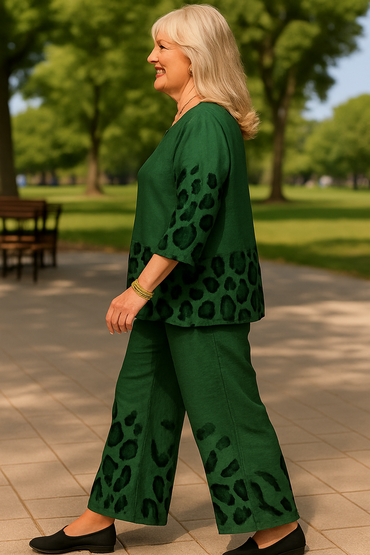 Nahla Ease 2‑Piece Set – Confidence with a Touch of Wild