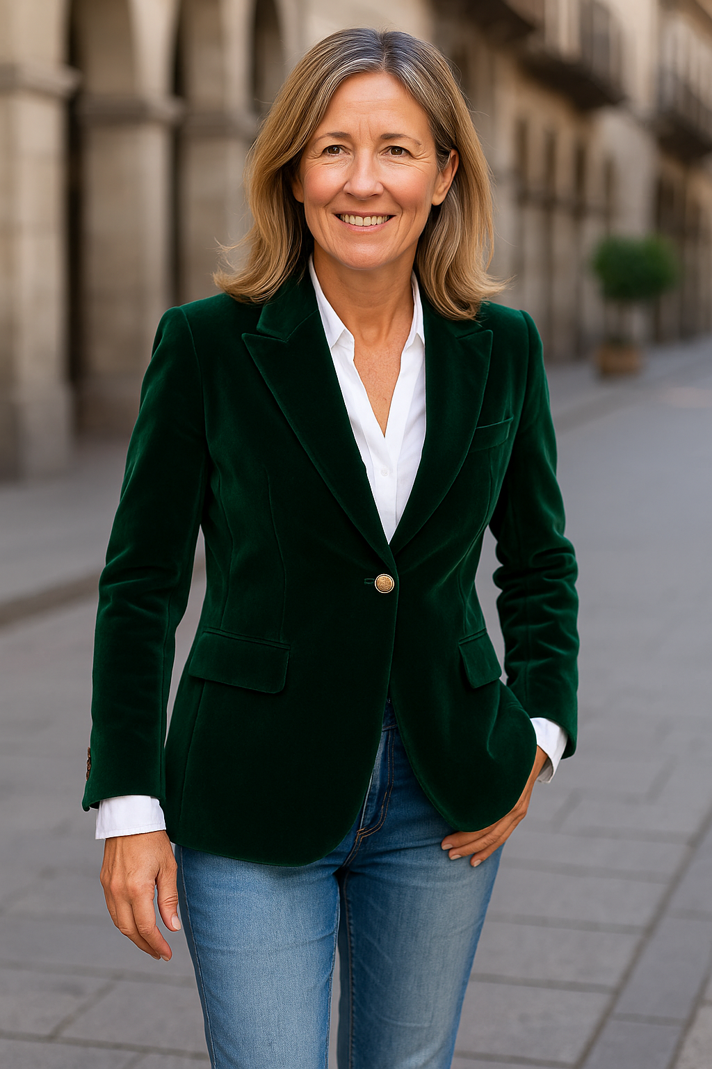 Elena | Velvet Blazer – Confidence, Comfort & Timeless Class