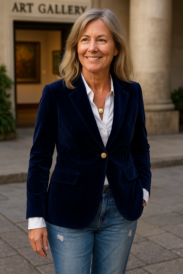 Elena | Velvet Blazer – Confidence, Comfort & Timeless Class