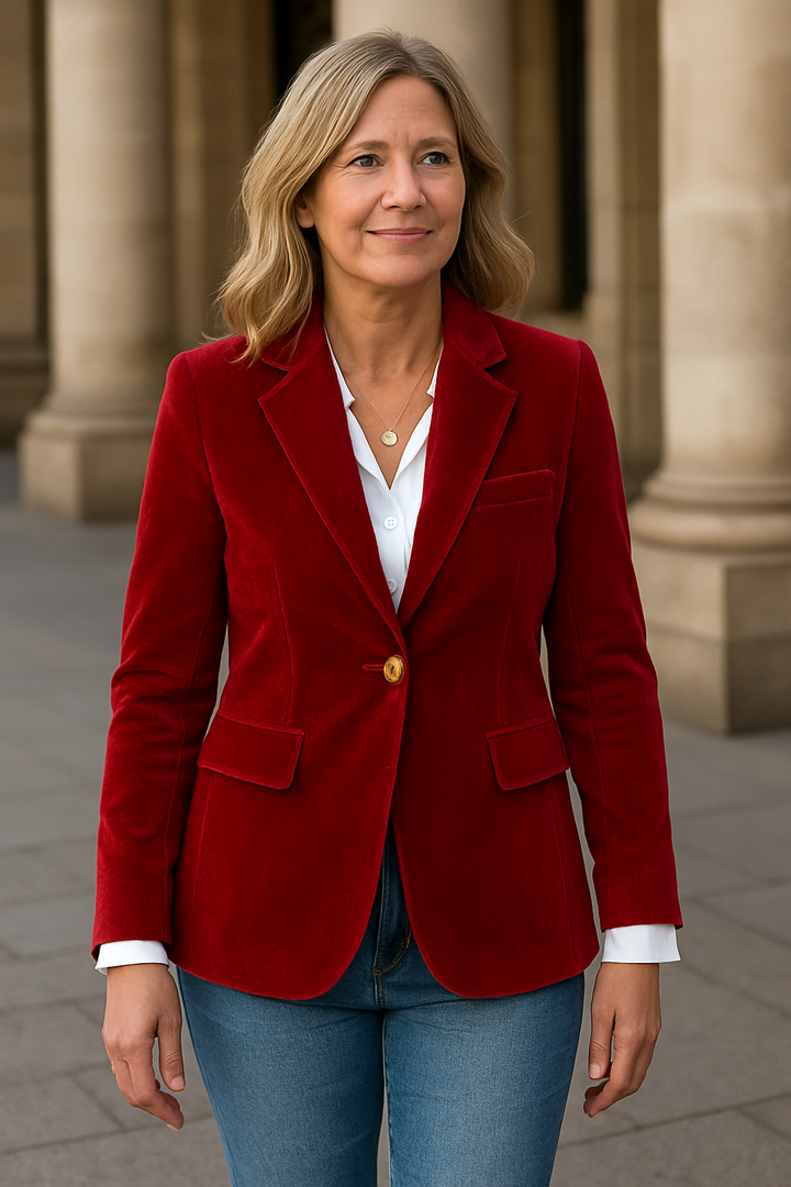 Elena | Velvet Blazer – Confidence, Comfort & Timeless Class