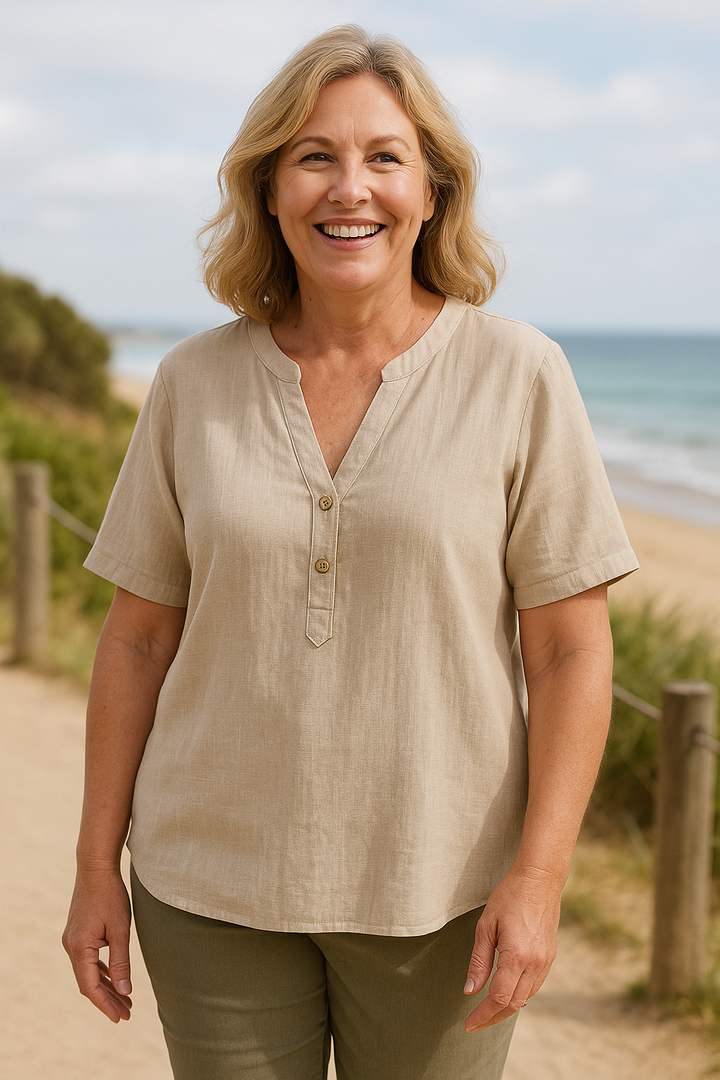 Melora | Comfort Flow Blouse – Light, Flattering & Effortless