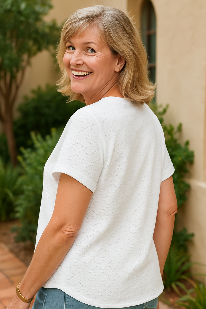 Joan | Blouse – Flattering Fit, Zero Cling, All Confidence