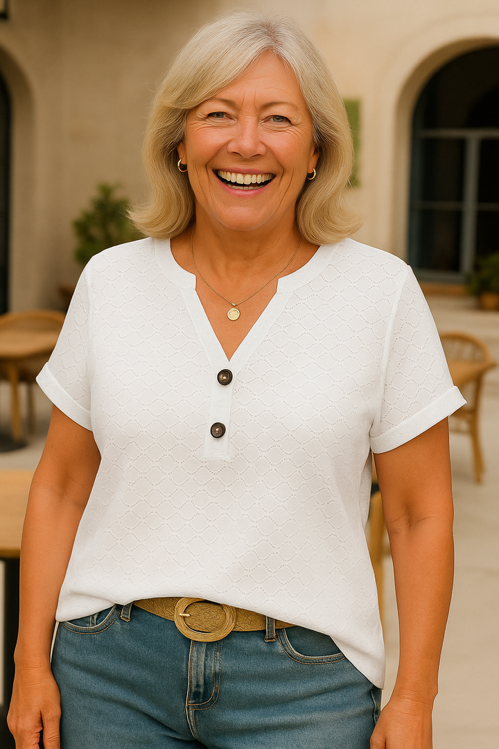 Joan | Blouse – Flattering Fit, Zero Cling, All Confidence