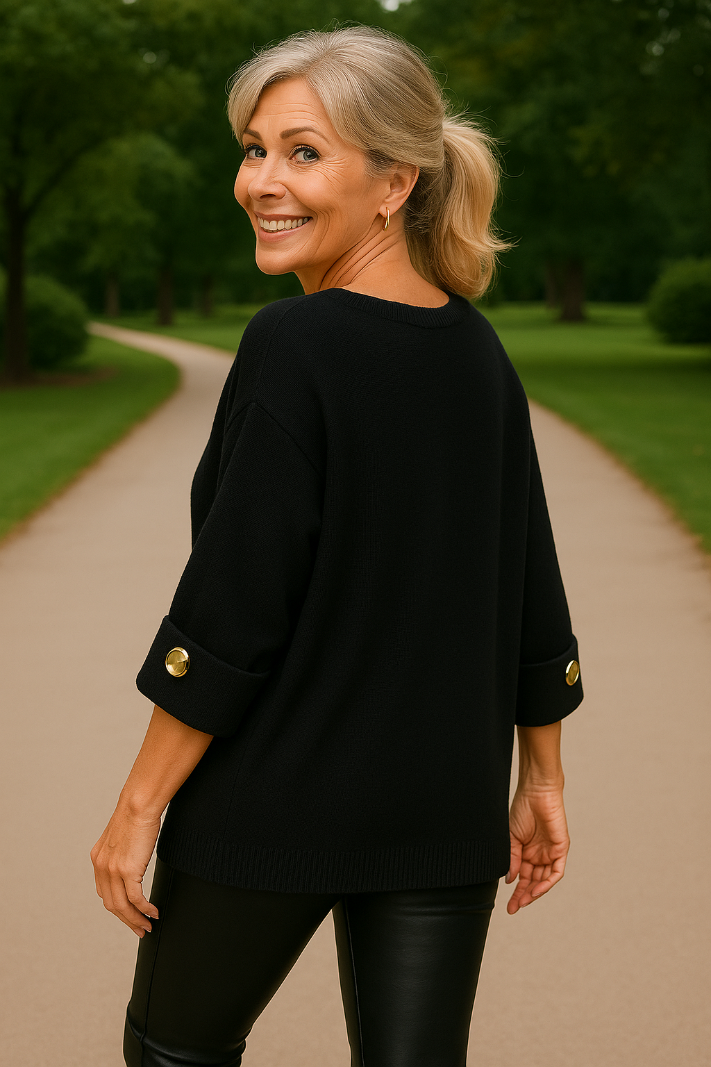 Danika | Sweater Blouse – Effortless Elegance, Everyday Comfort