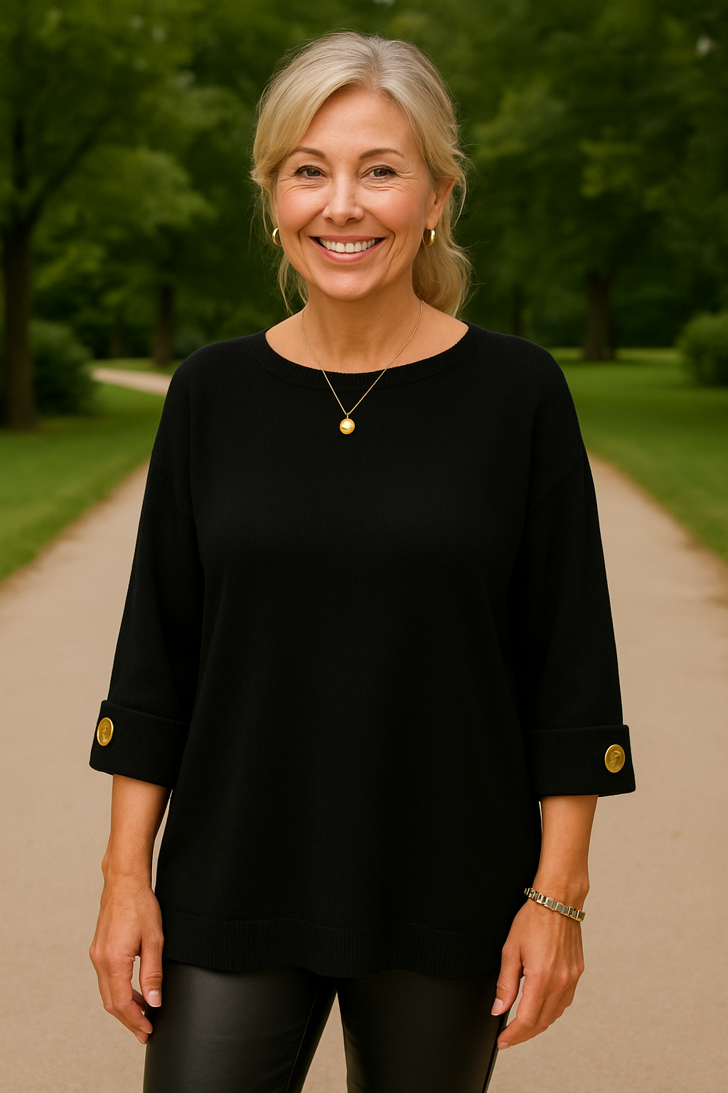 Danika | Sweater Blouse – Effortless Elegance, Everyday Comfort