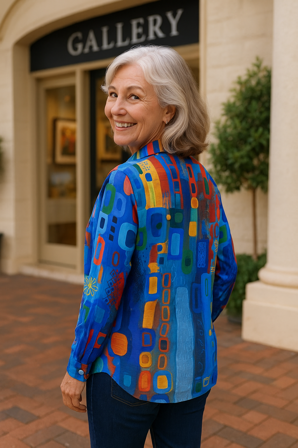 Edna | Artistic Blouse - Effortless, Unapologetically You