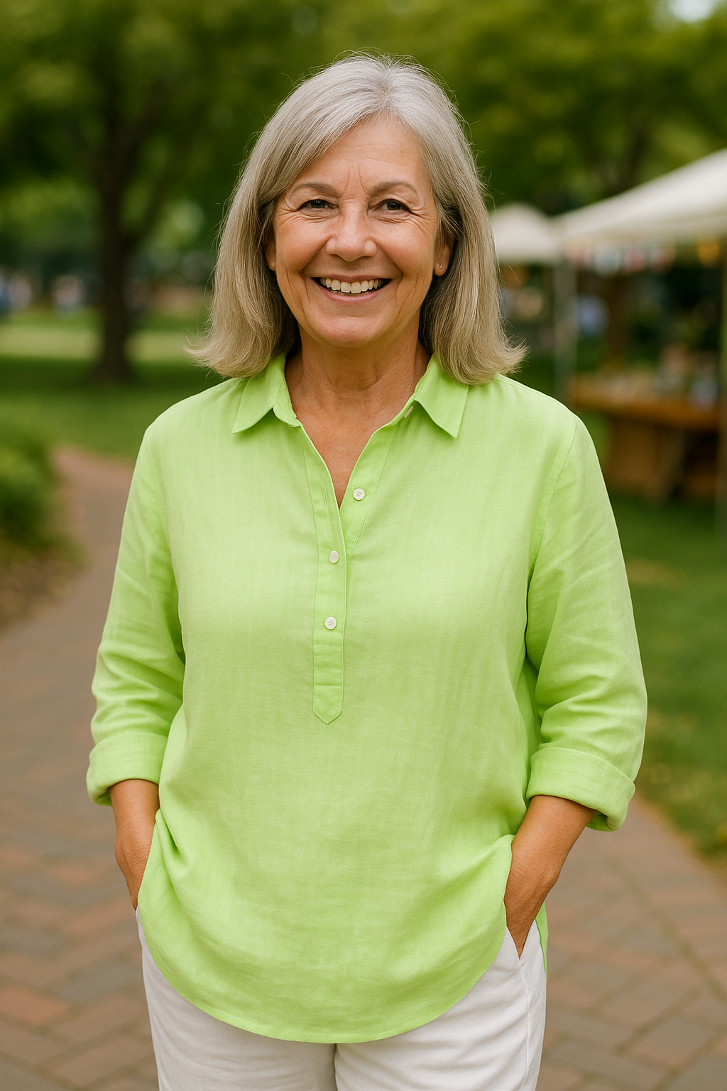 Serena SoftShape Blouse – Flattering comfort that actually breathes