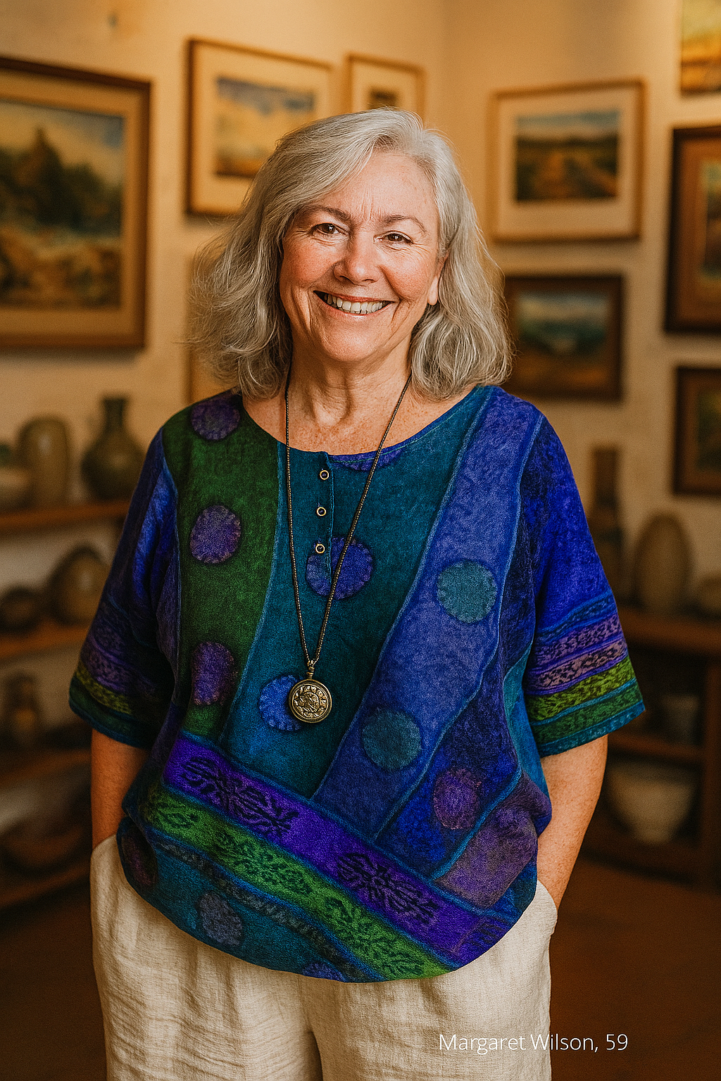 Chloe | Artistic Top – Flows Gently, Flatters Beautifully