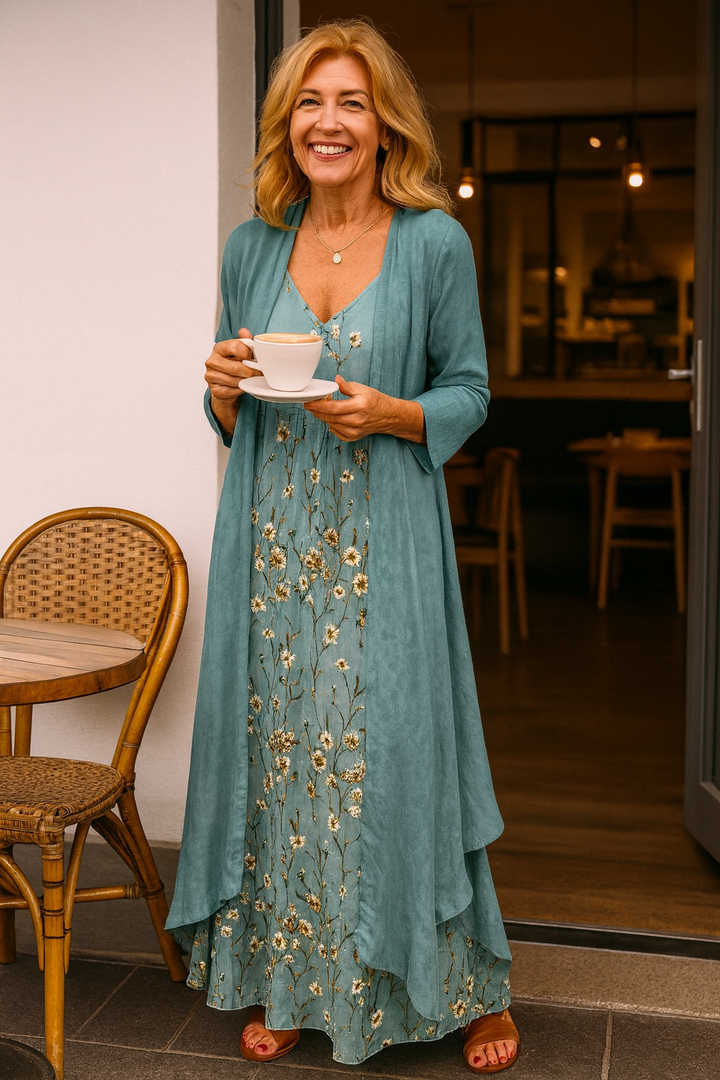 Mariselle | Elegant Two-Piece Maxi Set – Effortless Style, All-Day Comfort