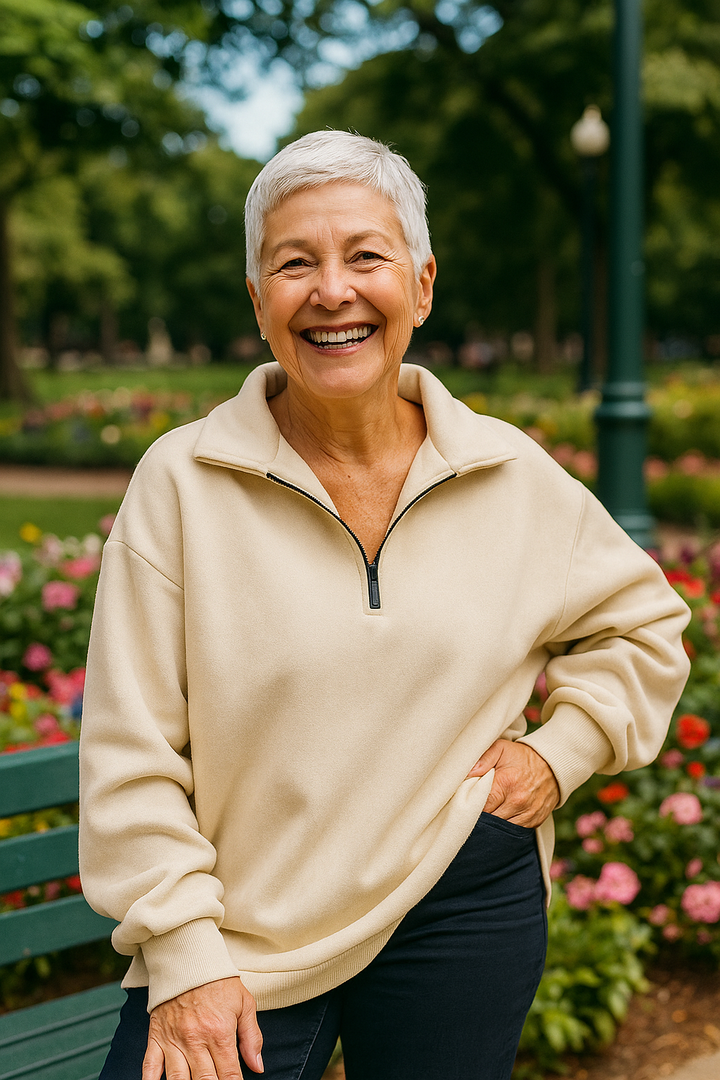 Bindi Quarter-Zip Knit