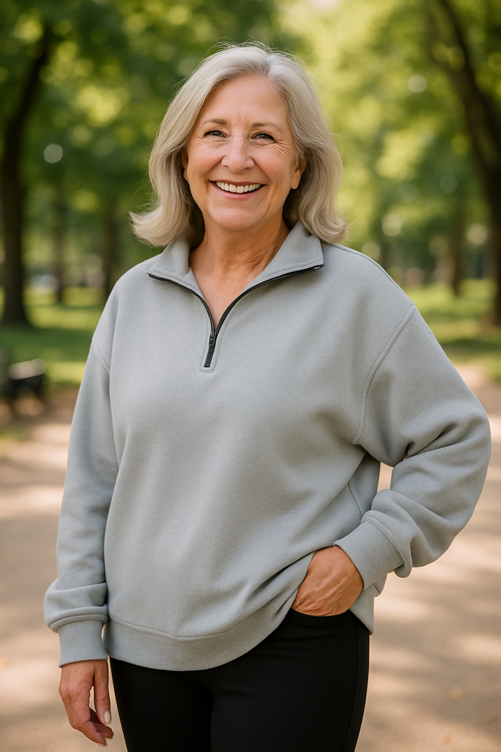 Bindi Quarter-Zip Knit