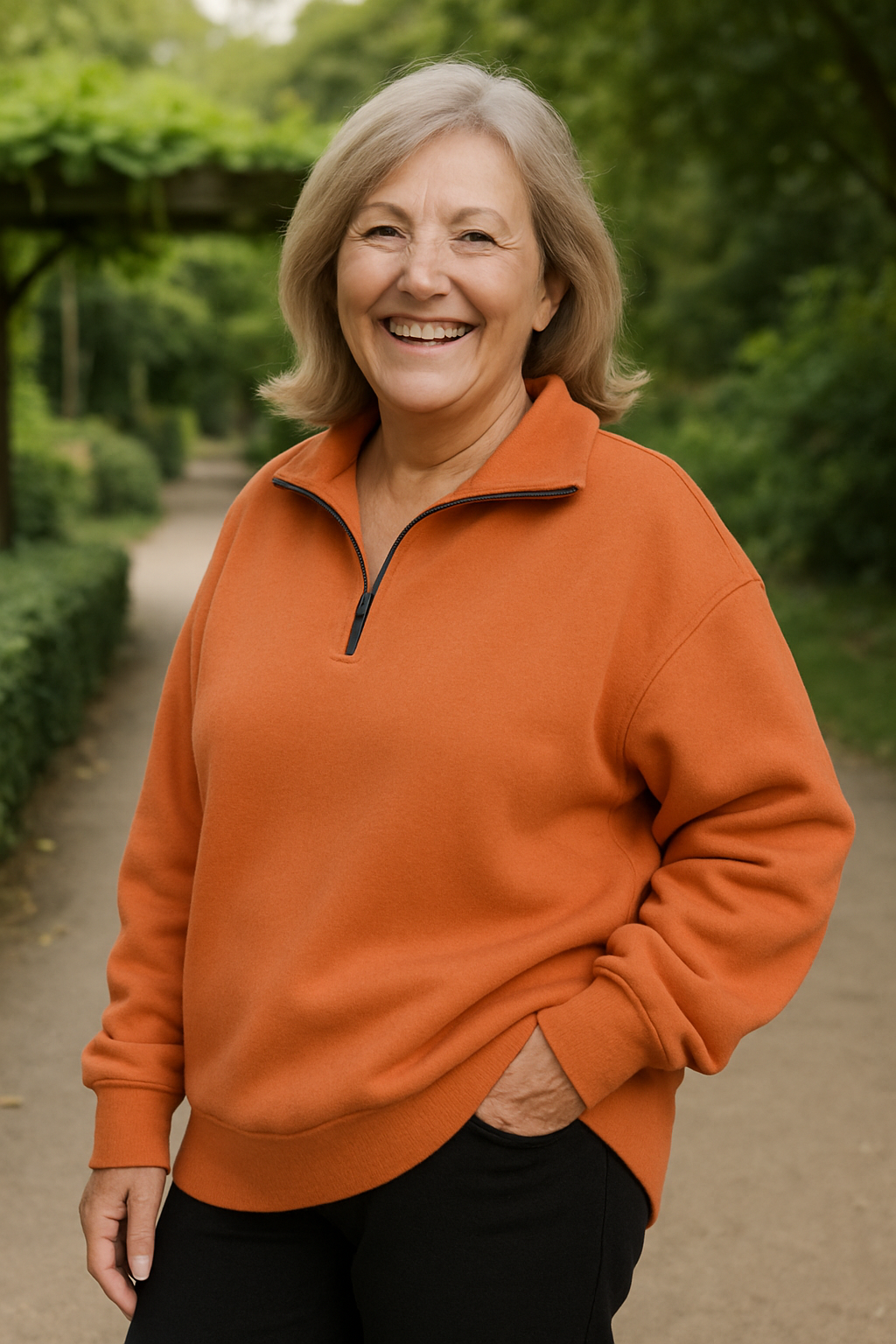 Bindi Quarter-Zip Knit