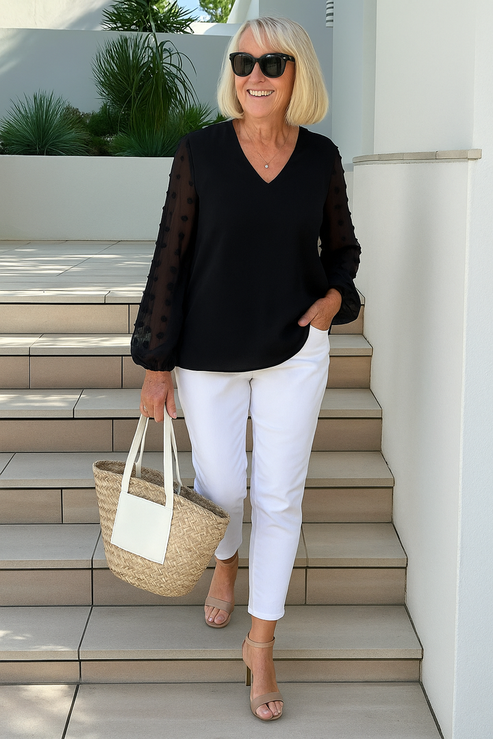 Evelyn Blouse | Confidence, Covered in Comfort