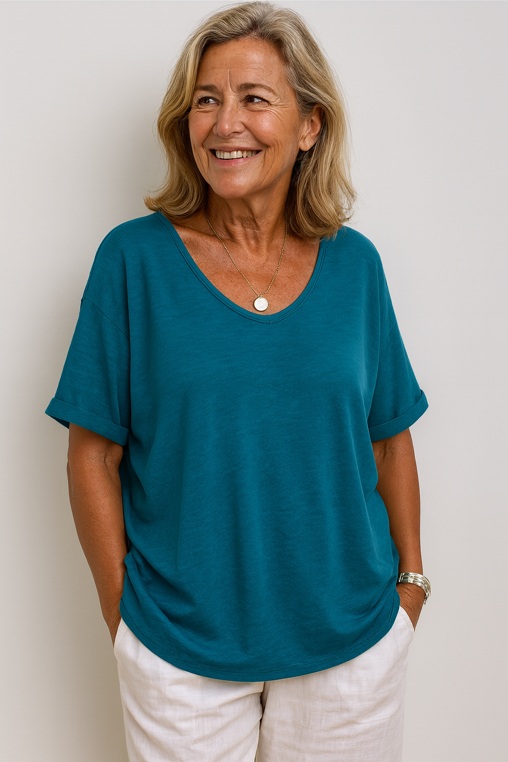 Olivia | Soft Drape Everyday Top – Confidence Without Compromise