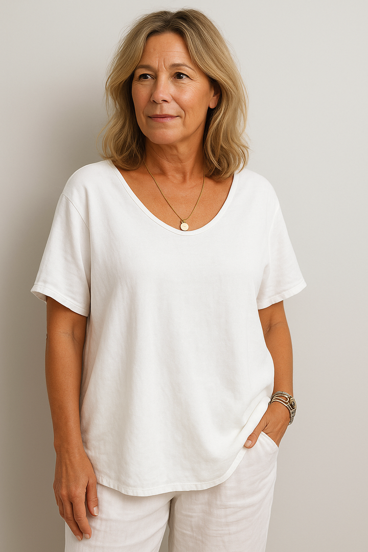 Olivia | Soft Drape Everyday Top – Confidence Without Compromise