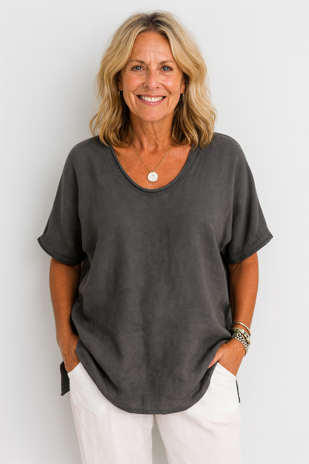 Olivia | Soft Drape Everyday Top – Confidence Without Compromise