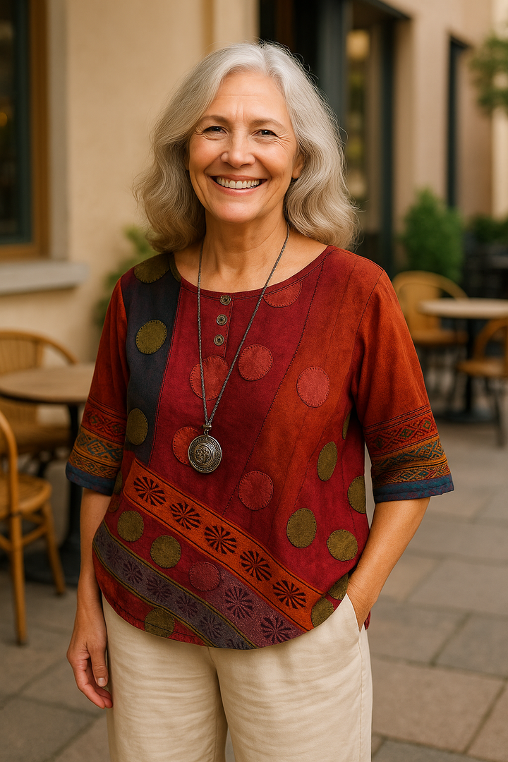 Madison | Artistic Top – Flows Gently, Flatters Beautifully