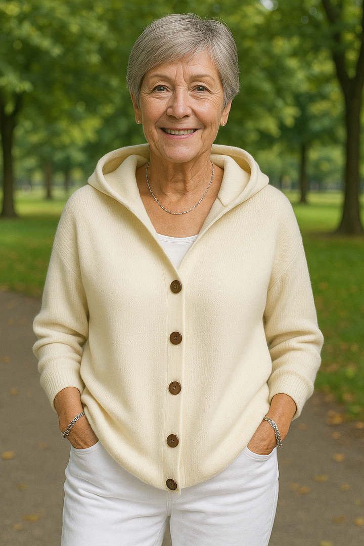 Elizabeth | Cozy Knit Cardigan with Hood