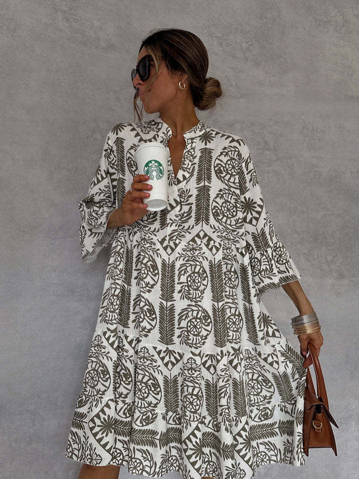 Lourdes – Timeless Blue Dress