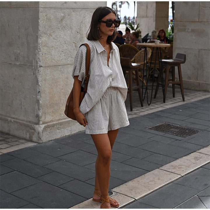 Zoe™ - Chic Striped Set