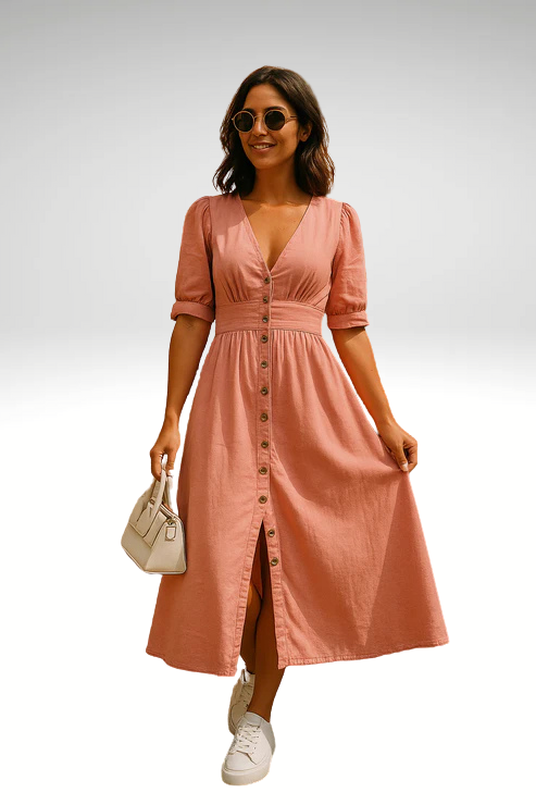 Clara – Stylish Denim Dress