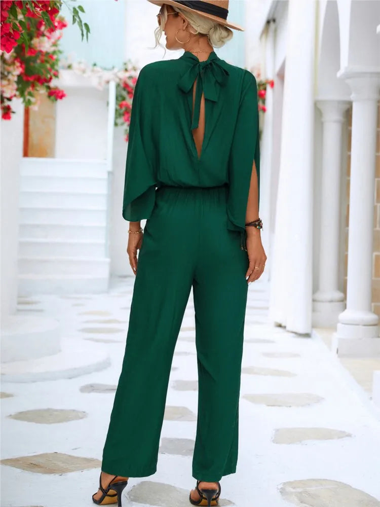 Elsie - High-neck Jumpsuit