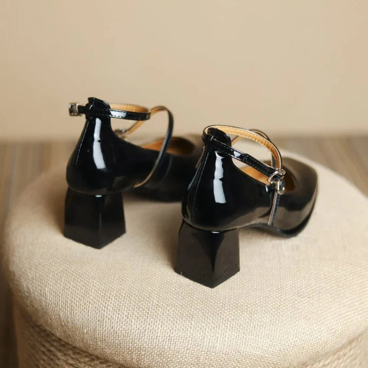 Chloe&Rose™| Elegant Ankle-Strap Pumps