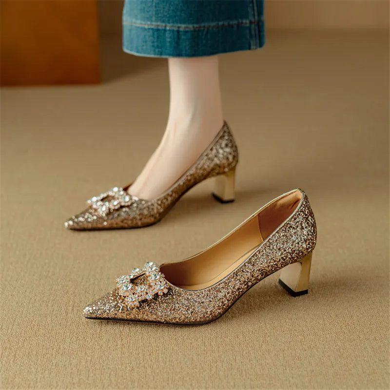 Chloe&Rose™| Gloria Glitter Pumps