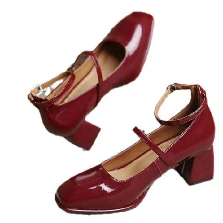 Chloe&Rose™| Elegant Ankle-Strap Pumps