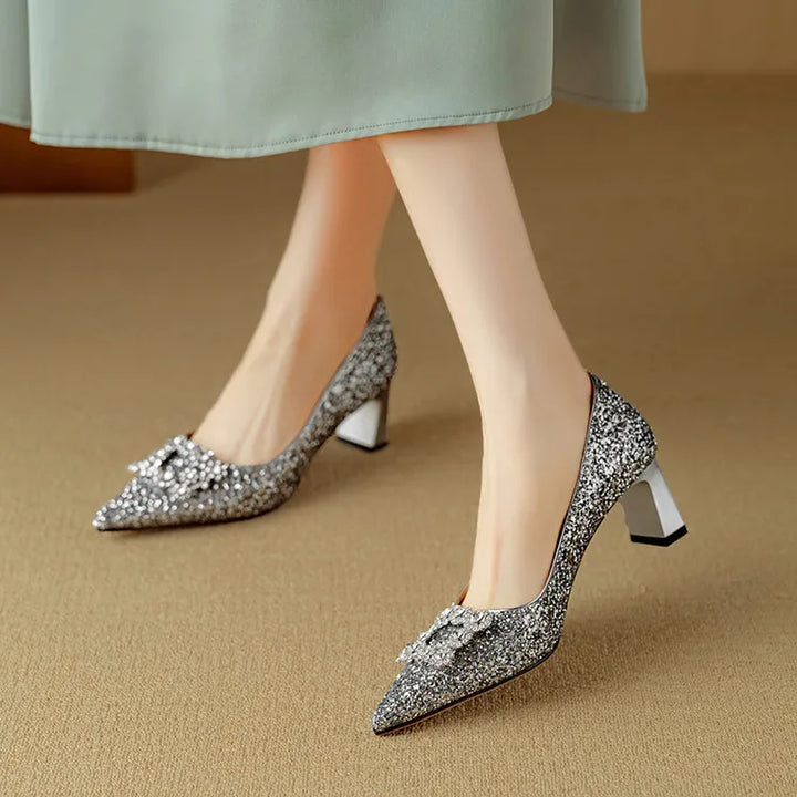 Chloe&Rose™| Gloria Glitter Pumps