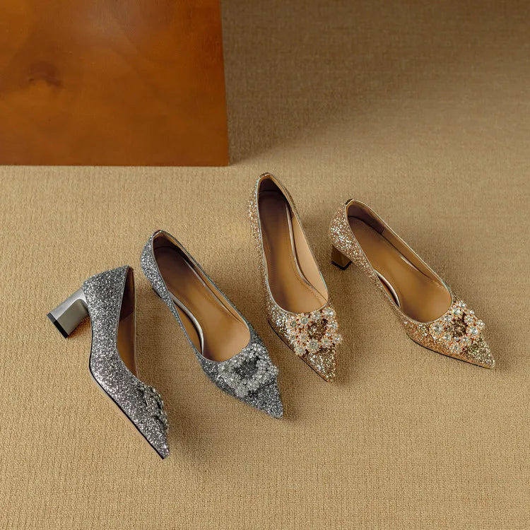 Chloe&Rose™| Gloria Glitter Pumps
