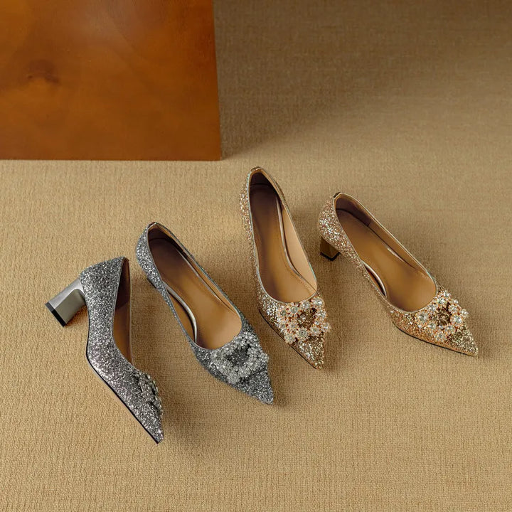 Chloe&Rose™| Gloria Glitter Pumps