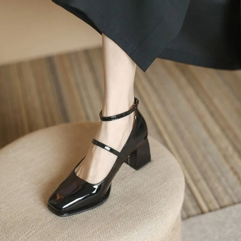 Chloe&Rose™| Elegant Ankle-Strap Pumps