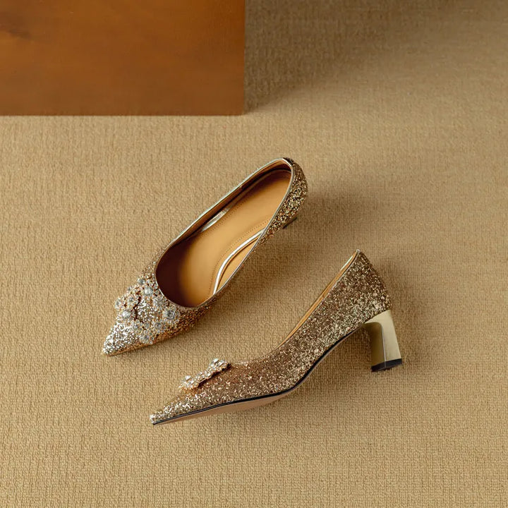 Chloe&Rose™| Gloria Glitter Pumps