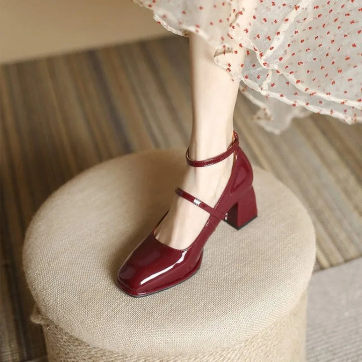 Chloe&Rose™| Elegant Ankle-Strap Pumps