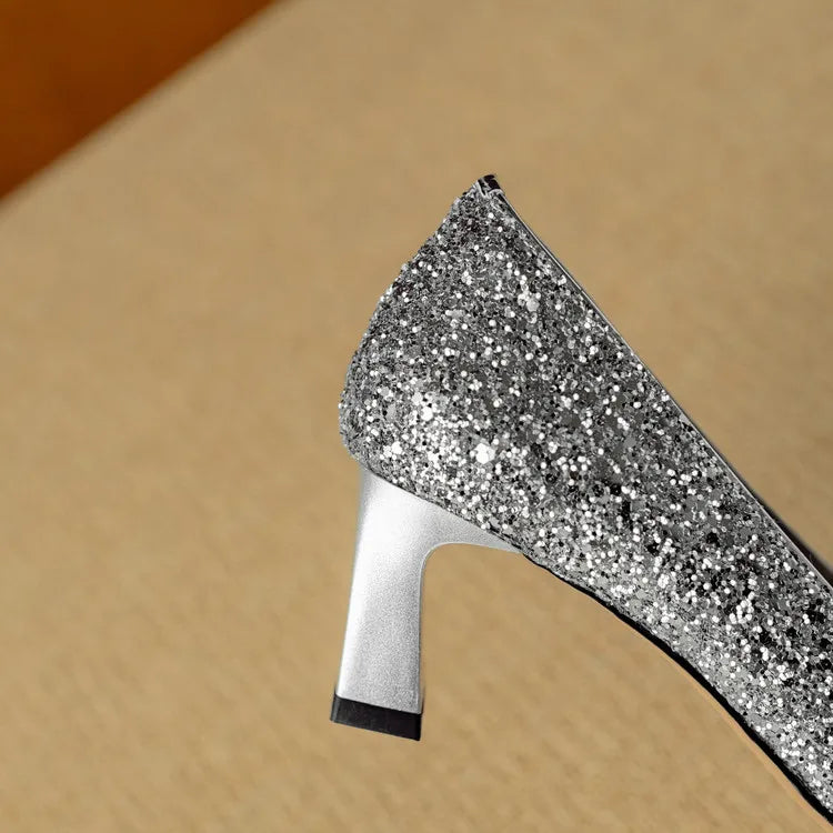 Chloe&Rose™| Gloria Glitter Pumps