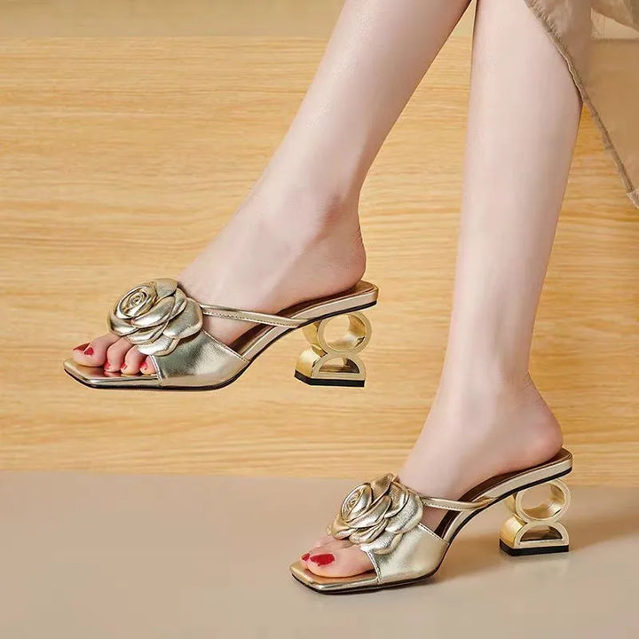 Chloe&Rose™| Dera Floral Sandals