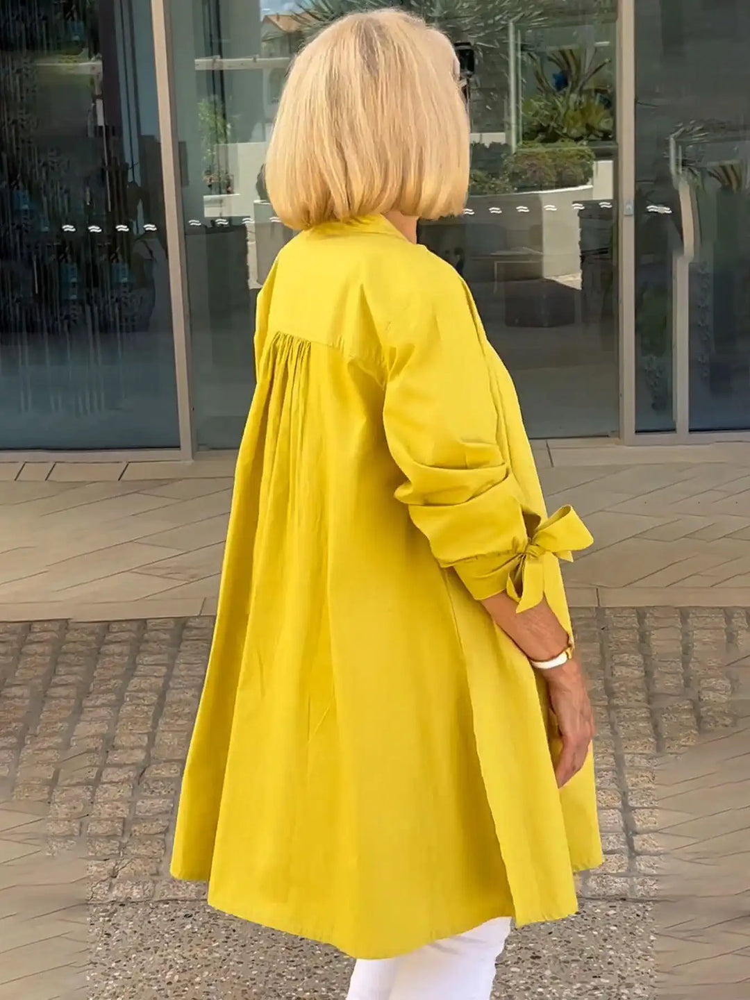 Linda | Drape Blouse – Effortless Elegance for Real Women