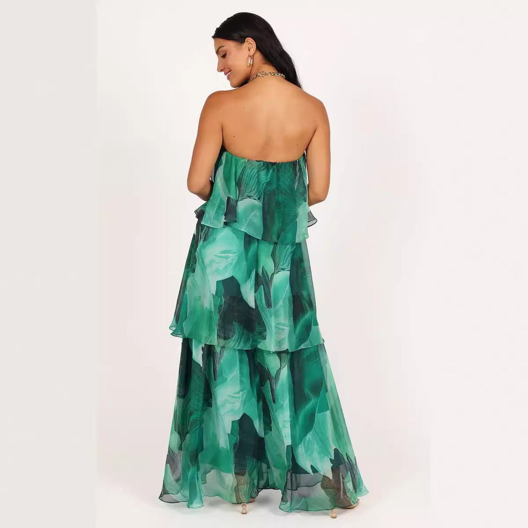 Paloma – Long Strapless Dress
