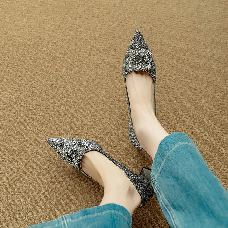 Chloe&Rose™| Gloria Glitter Pumps