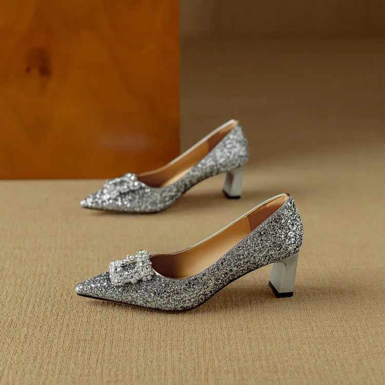 Chloe&Rose™| Gloria Glitter Pumps
