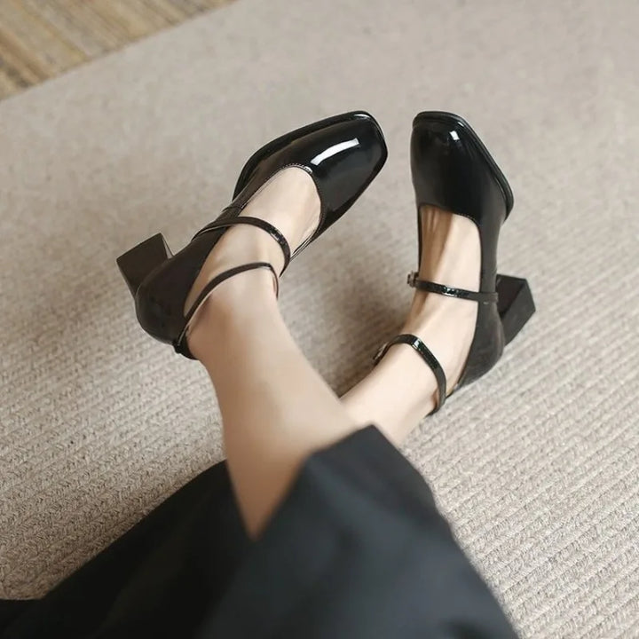 Chloe&Rose™| Elegant Ankle-Strap Pumps