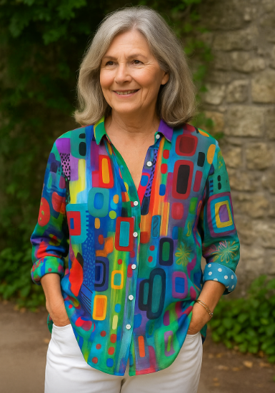 Edna | Artistic Blouse - Effortless, Unapologetically You