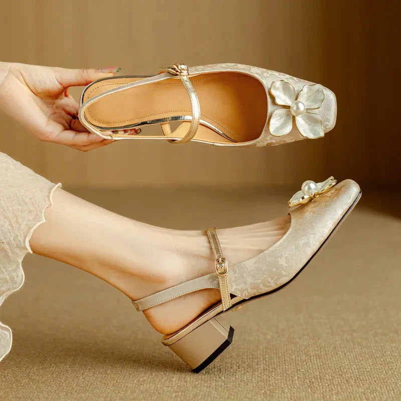Chloe&Rose™| Genine Slingback Pumps