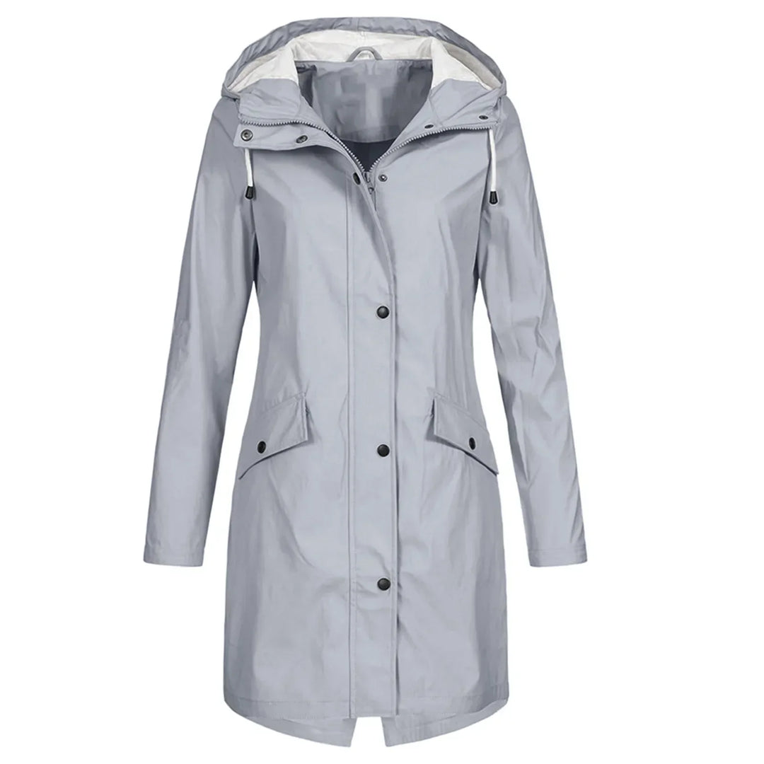 Lina | Windproof Hooded Raincoat