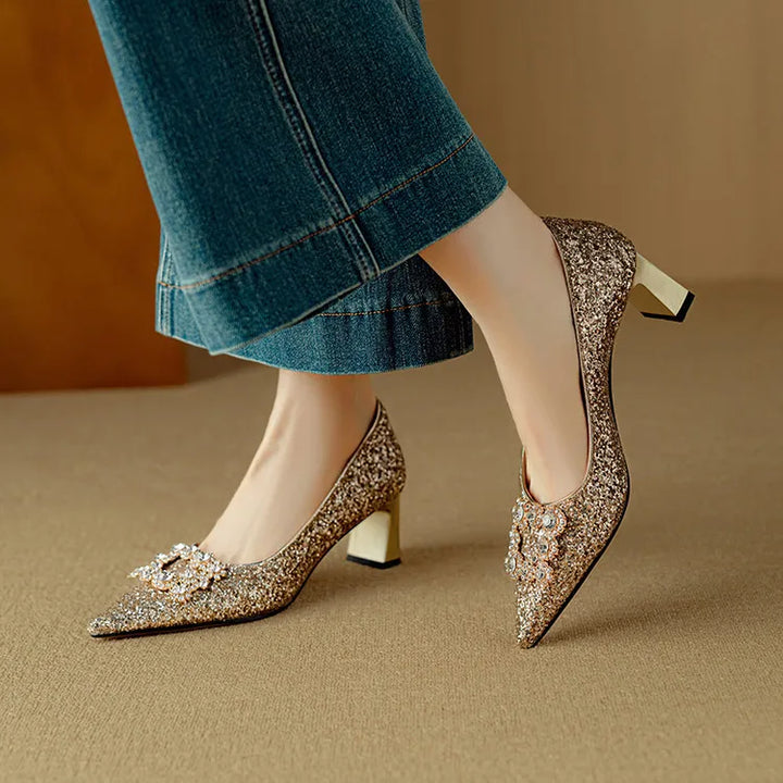 Chloe&Rose™| Gloria Glitter Pumps
